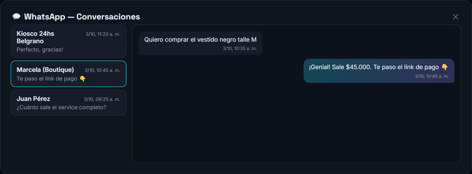 WhatsApp: una charla real atendida por Harvy